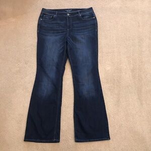 Maurices Dark Blue Boot Cut Jeans